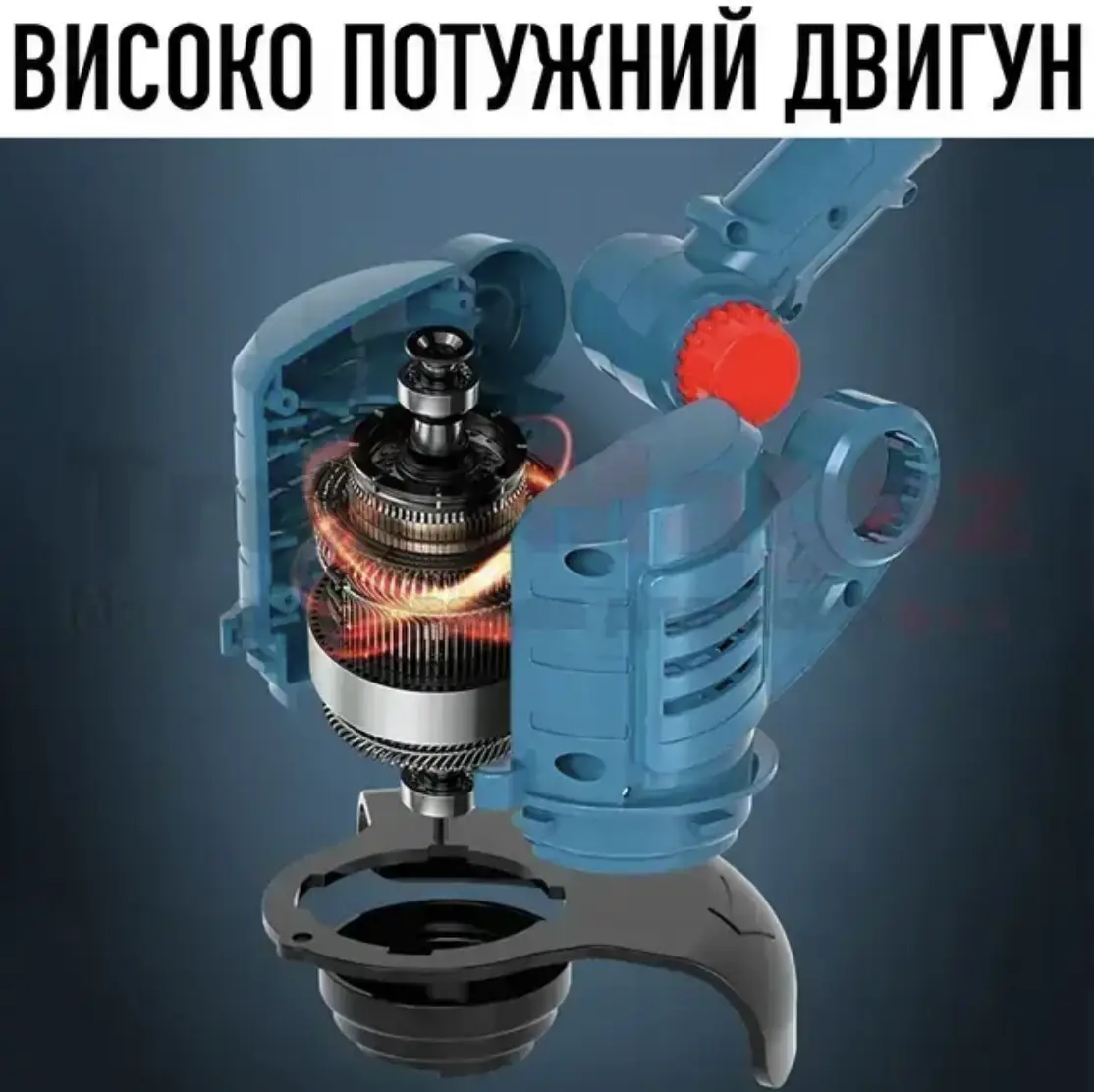 Високопотужний безщітковий двигун тримера 48V